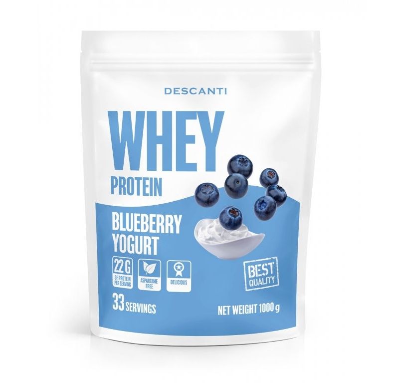 DESCANTI Whey Protein Blueberry Yogurt 1000 g DESCANTI