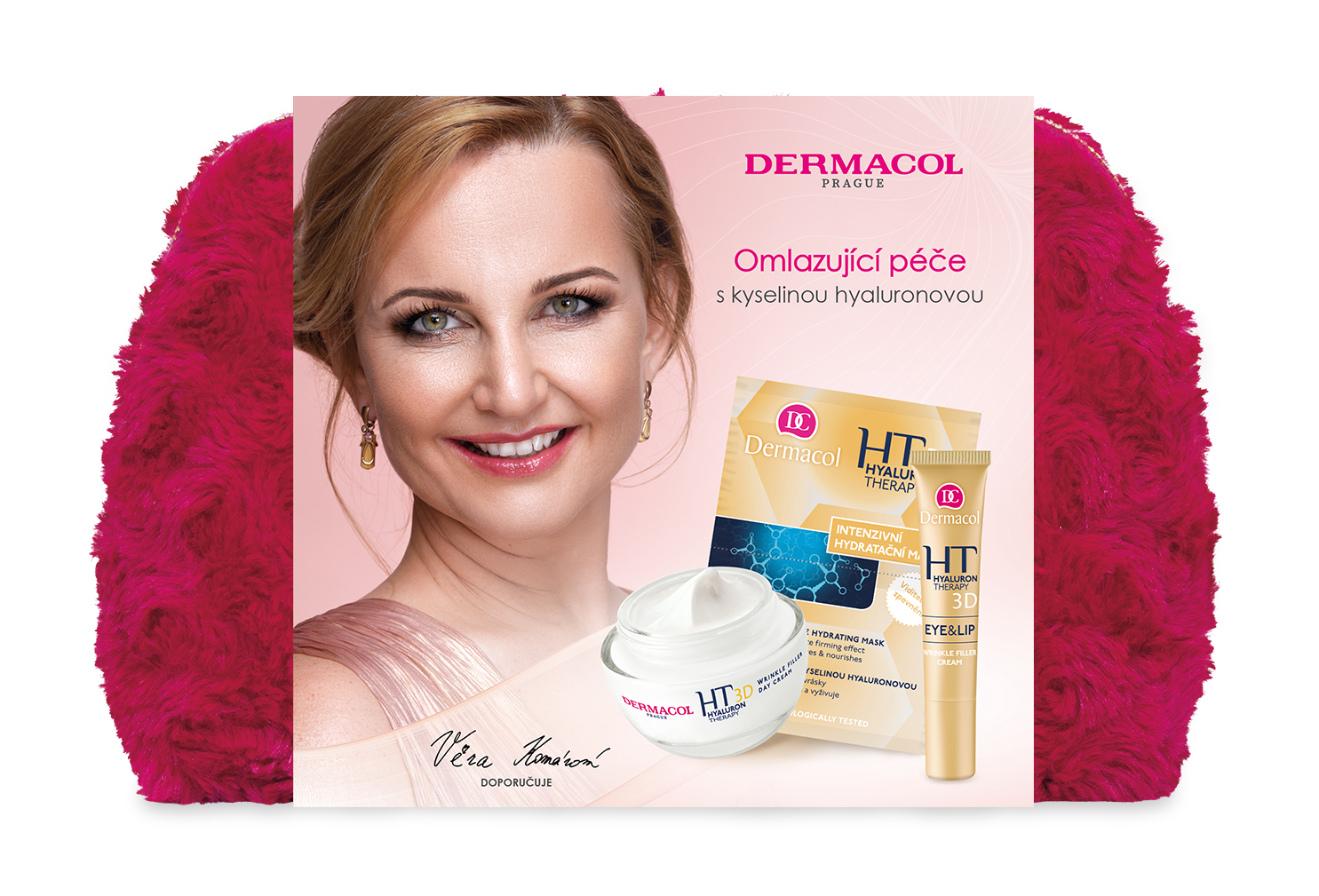 Dermacol Hyaluron Therapy Omlazující péče 3D dárková sada 4 ks Dermacol