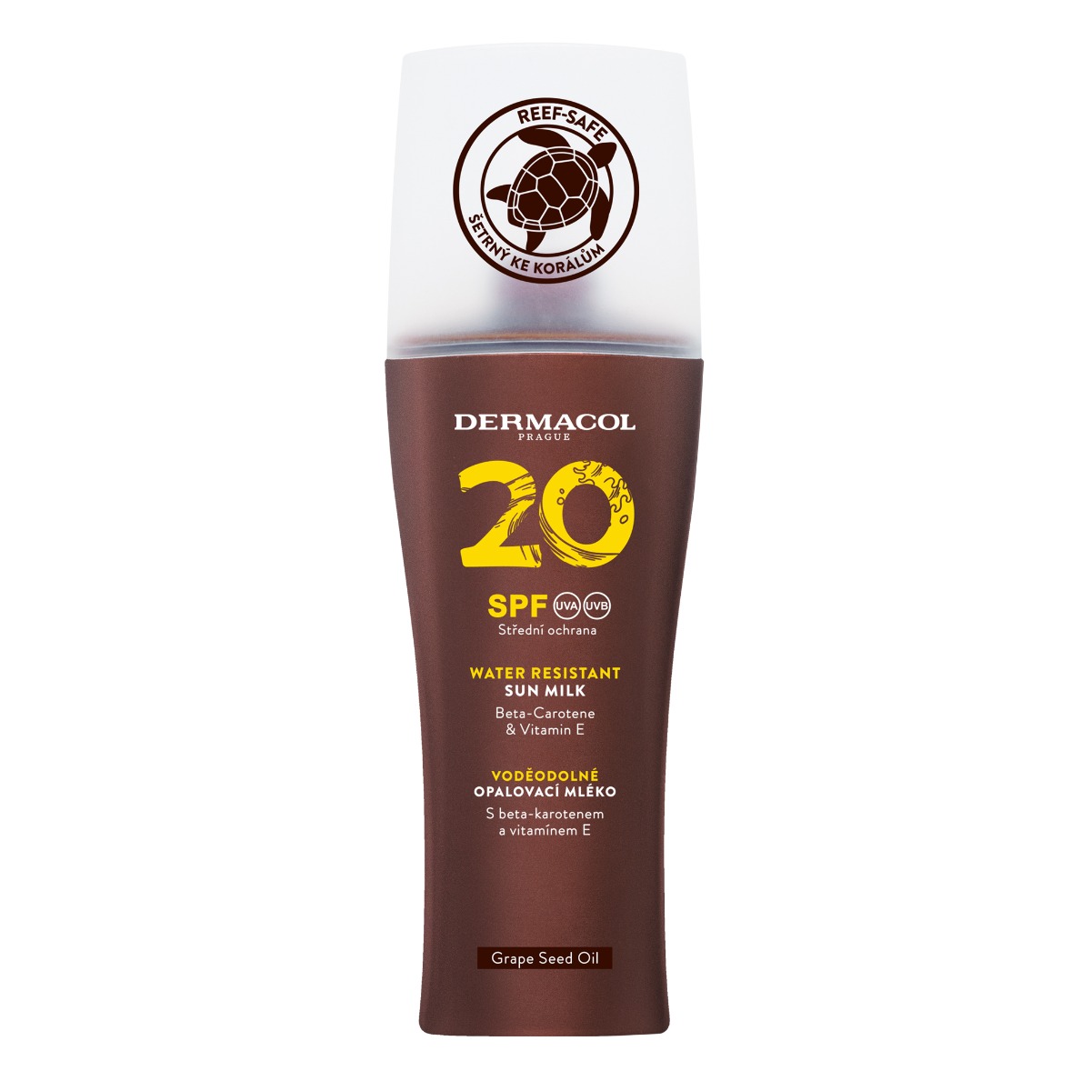 Dermacol SUN Mléko na opalování SPF20 rozprašovač 200 ml Dermacol
