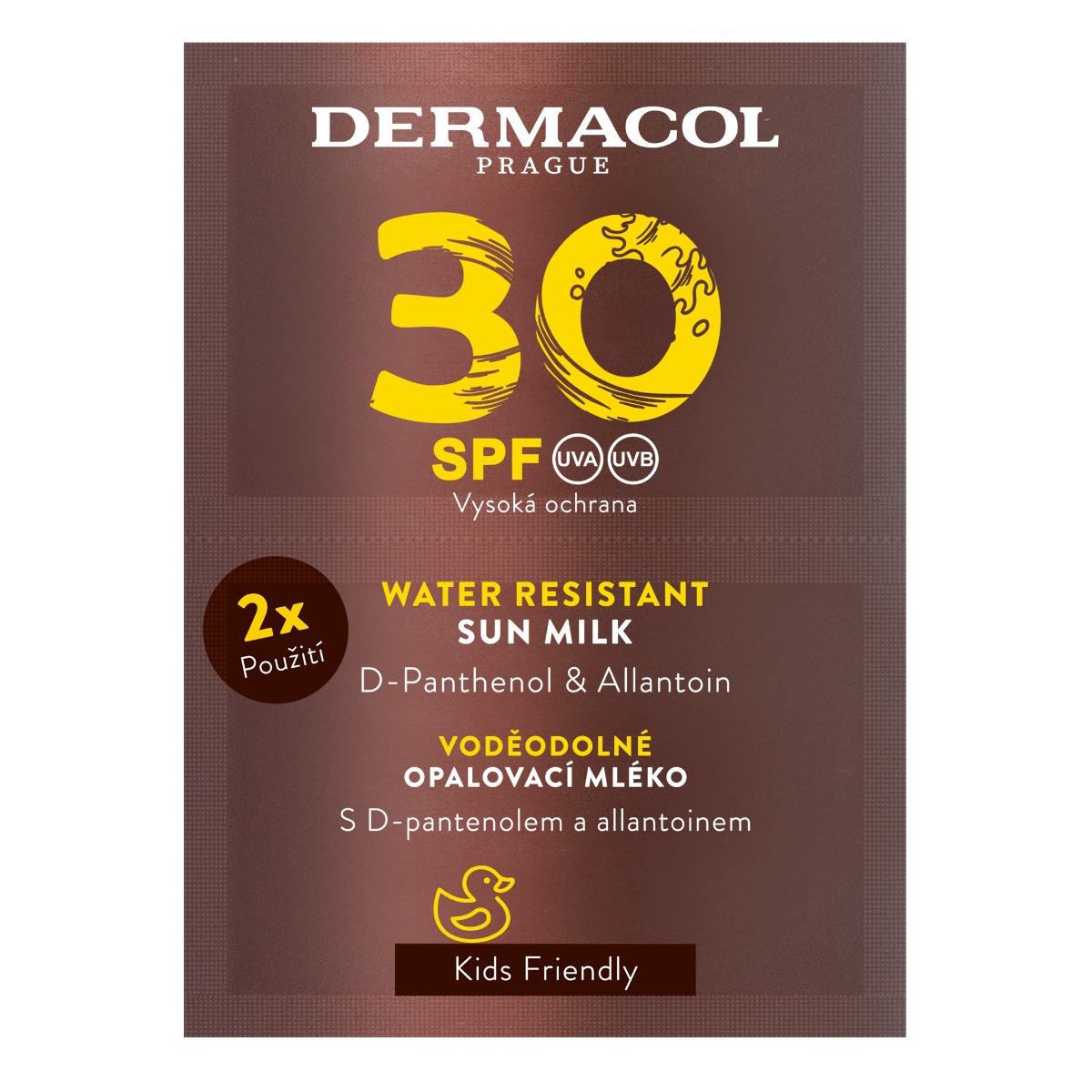 Dermacol SUN Mléko na opalování SPF30 2x15 ml Dermacol