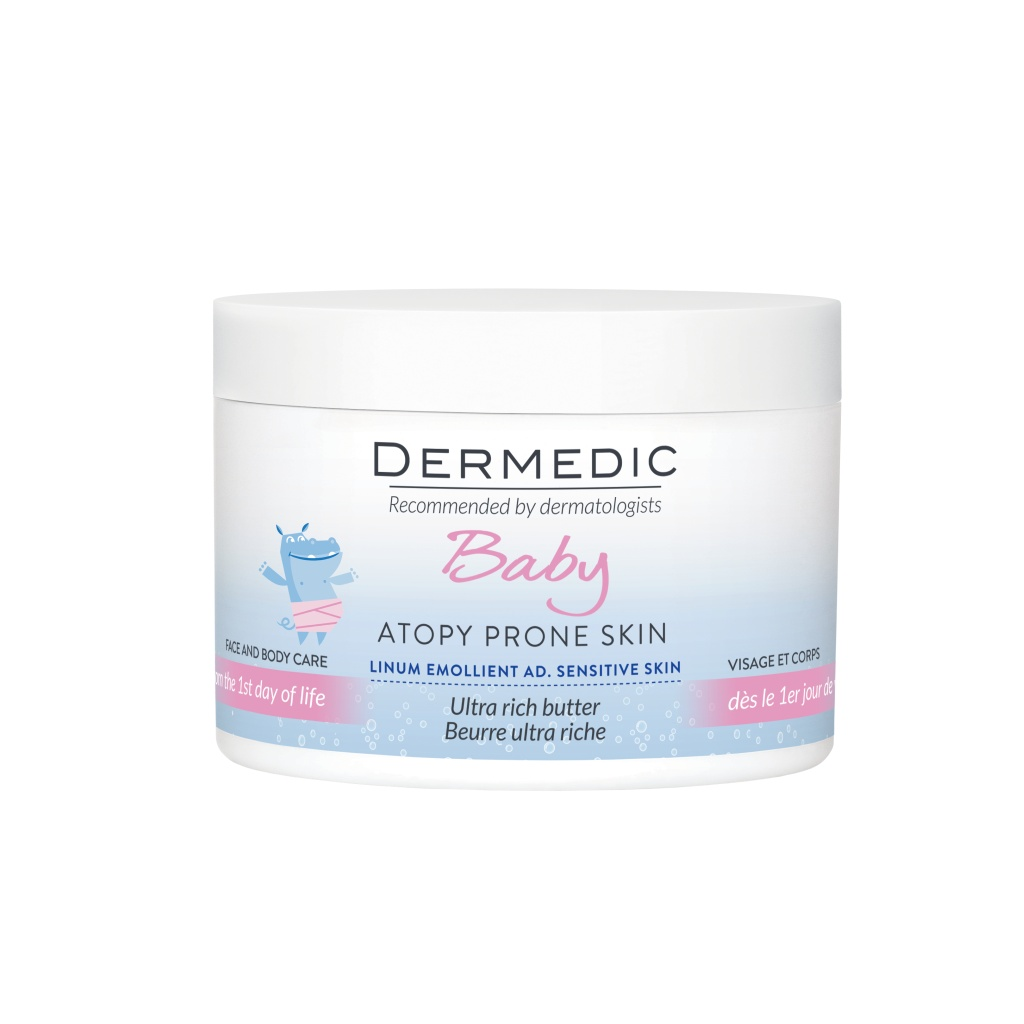 Dermedic Baby Linum Emolient intenzivní výživné tělové máslo 225 g Dermedic