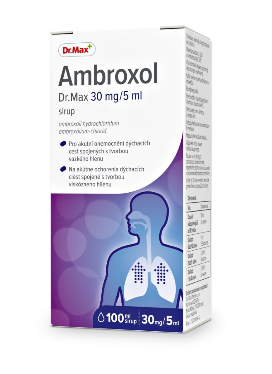 Dr. Max Ambroxol 30 mg/ 5 ml sirup 100 ml Dr. Max