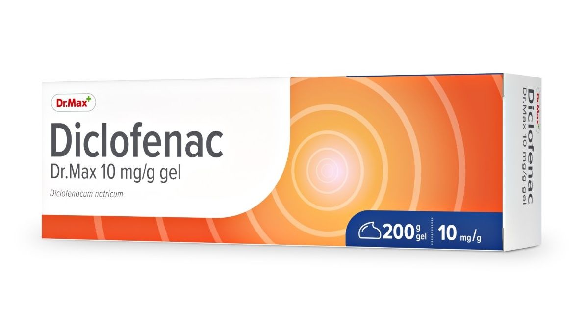 Dr. Max Diclofenac 10 mg/g gel 200 g Dr. Max
