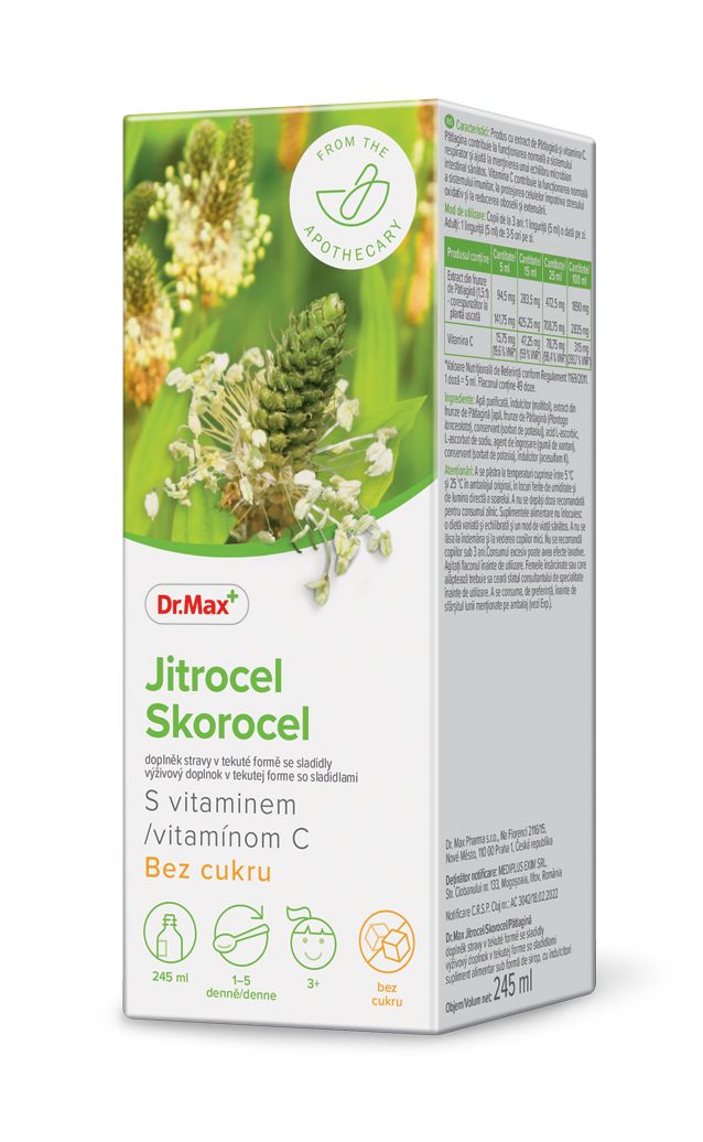 Dr. Max Jitrocel bez cukru 245 ml Dr. Max
