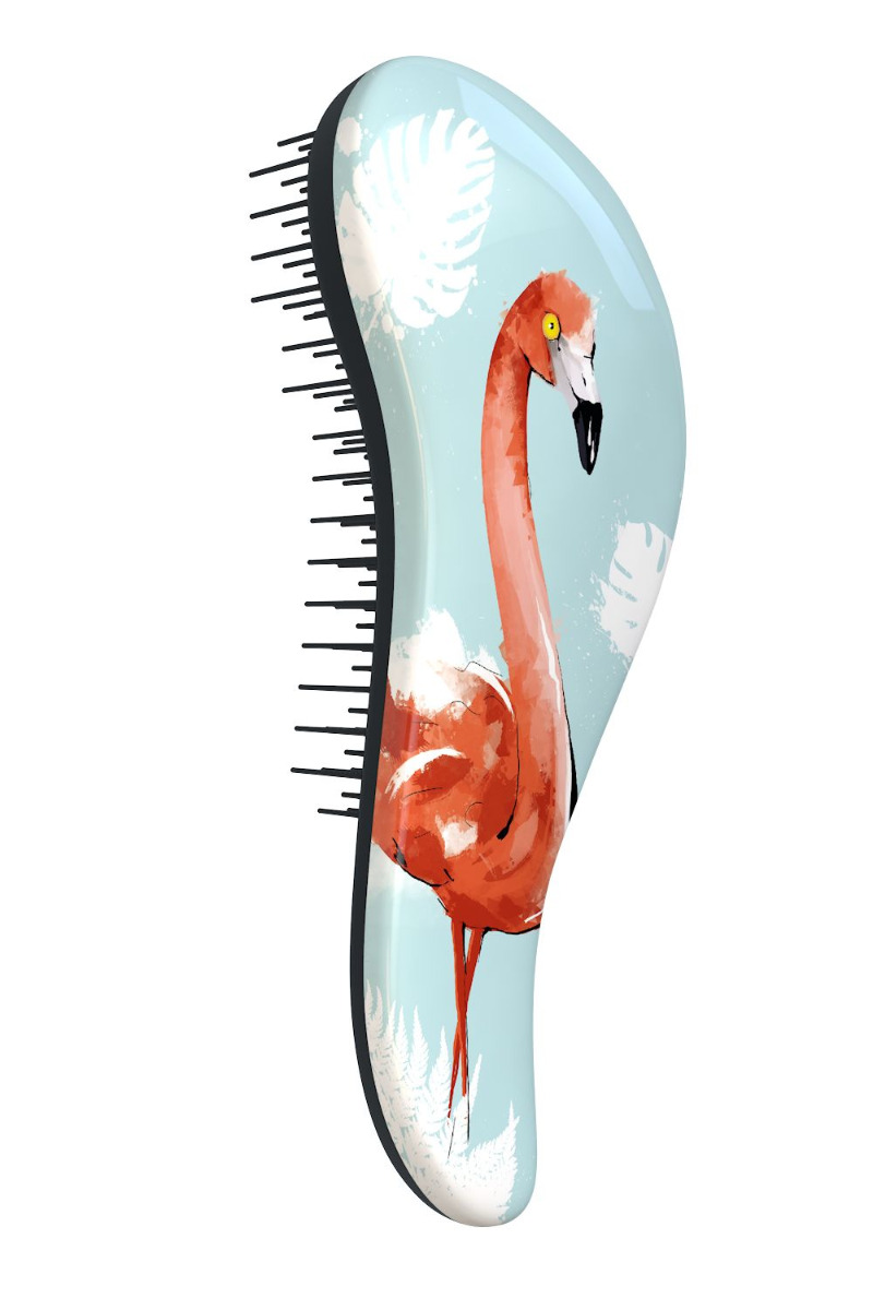 Dtangler Flamingo rozčesávací kartáč 1 ks Dtangler