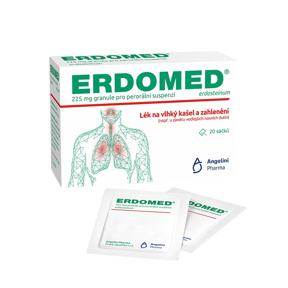 Erdomed 225 mg 20 sáčků Erdomed