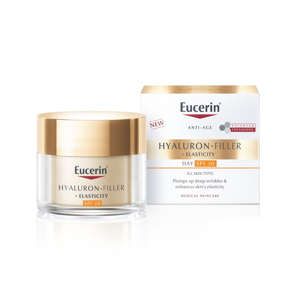 Eucerin Hyaluron-Filler + Elasticity SPF30 denní krém 50 ml Eucerin