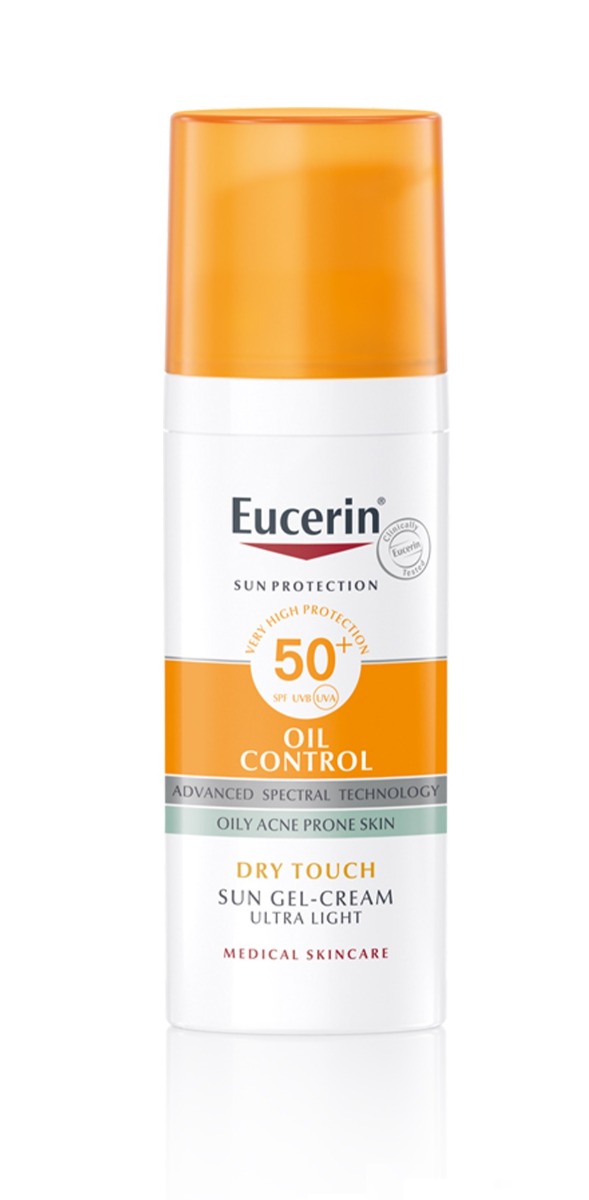 Eucerin SUN Oil Control SPF50+ ochranný krémový gel na obličej 50 ml Eucerin