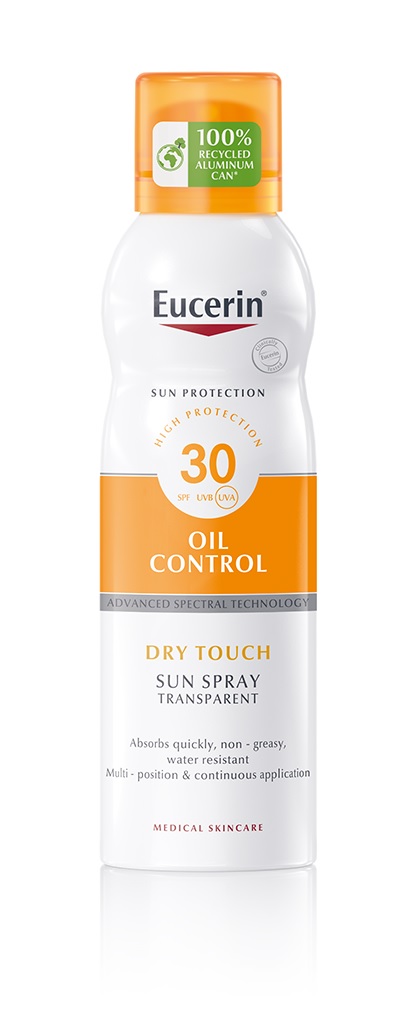 Eucerin Sensitive Protect Dry Touch SPF30 transparentní sprej 200 ml Eucerin