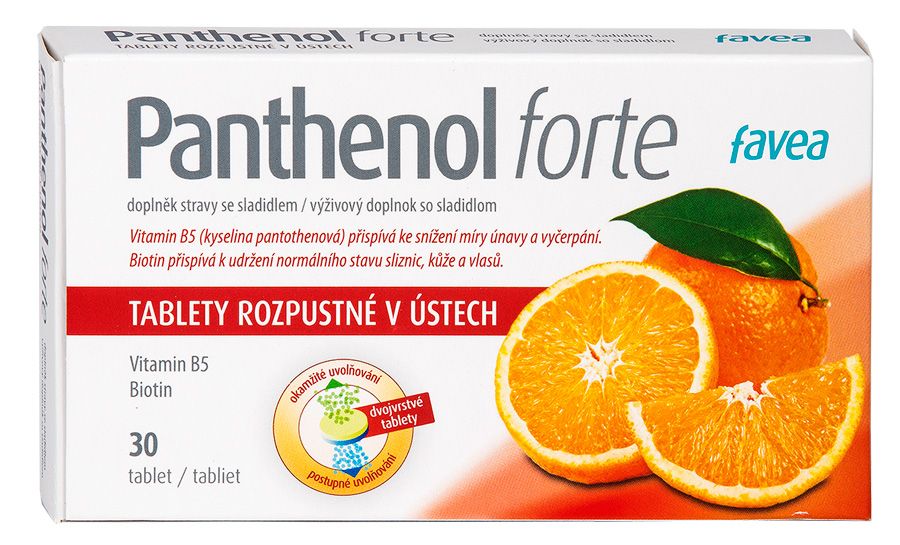 Favea Panthenol forte 30 tablet Favea