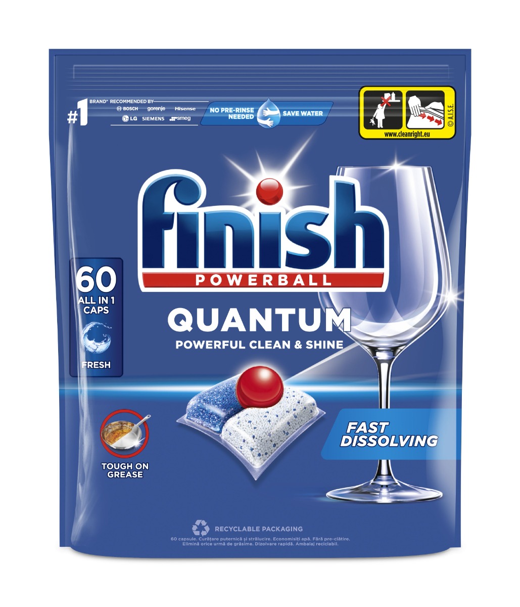 Finish Quantum All in 1 Regular kapsle do myčky 60 ks Finish