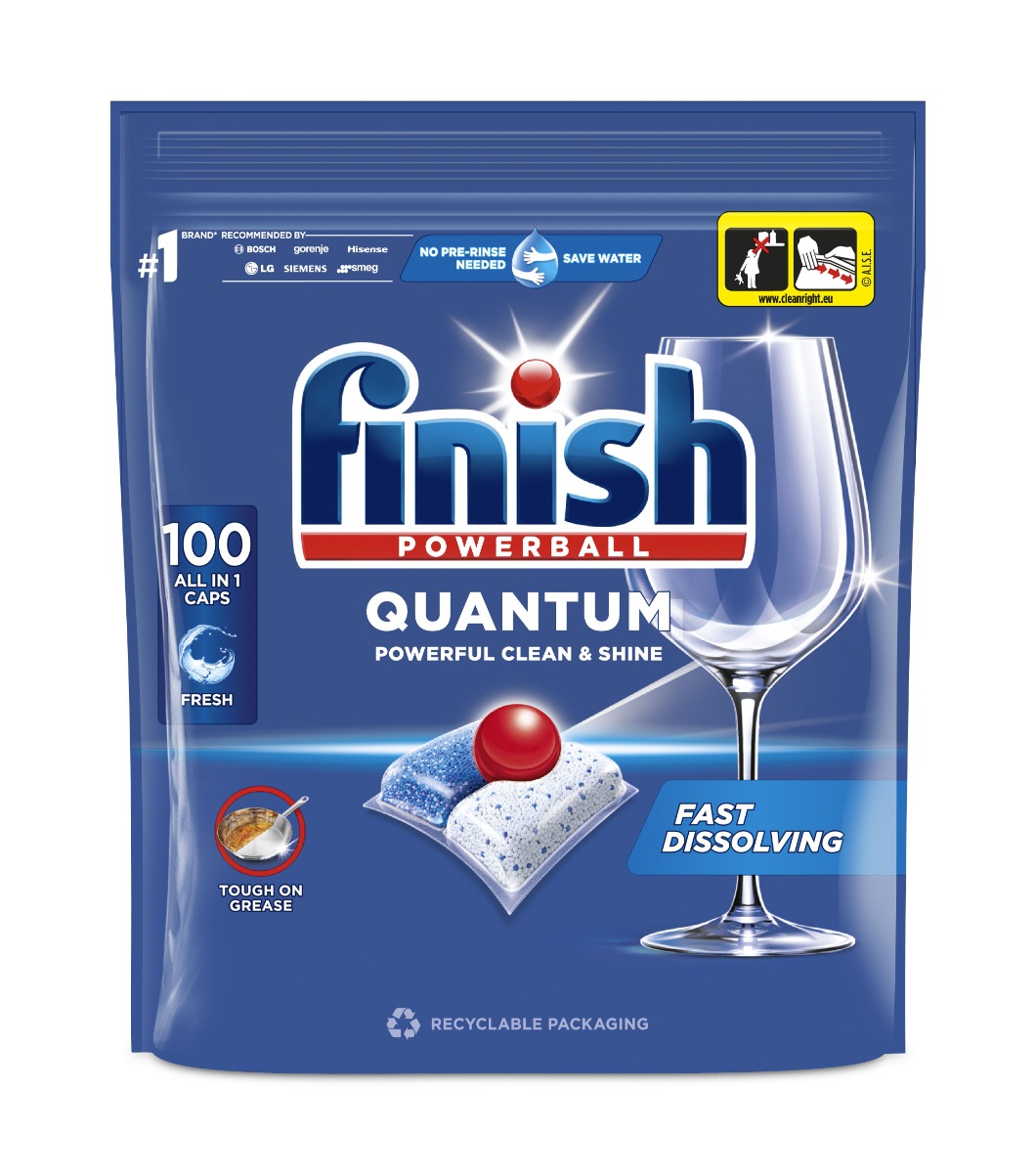 Finish Quantum All in 1 kapsle do myčky 100 ks Finish