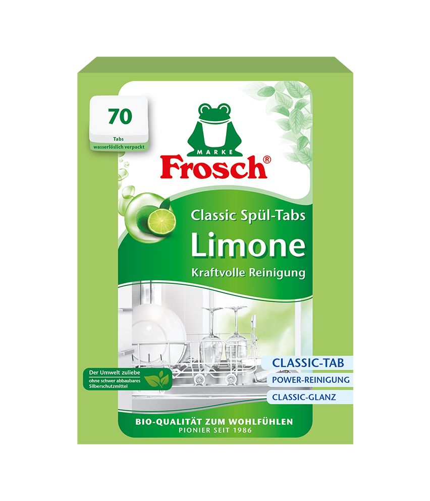 Frosch Tablety do myčky klasické Limetka EKO 70 tablet Frosch