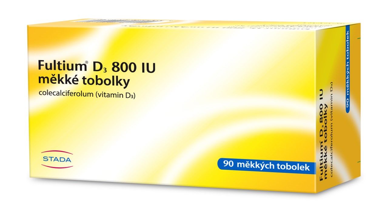 Fultium D3 800 IU 90 měkkých tobolek Fultium