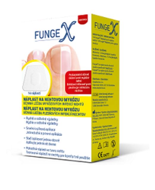 FungeX Náplast na nehtovou mykózu 14 ks FungeX