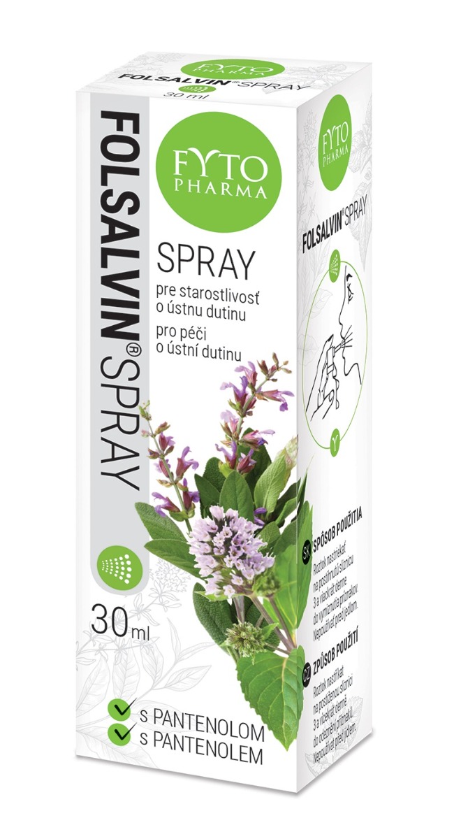 Fytopharma Folsalvin Spray pro péči o ústní dutinu 30 ml Fytopharma