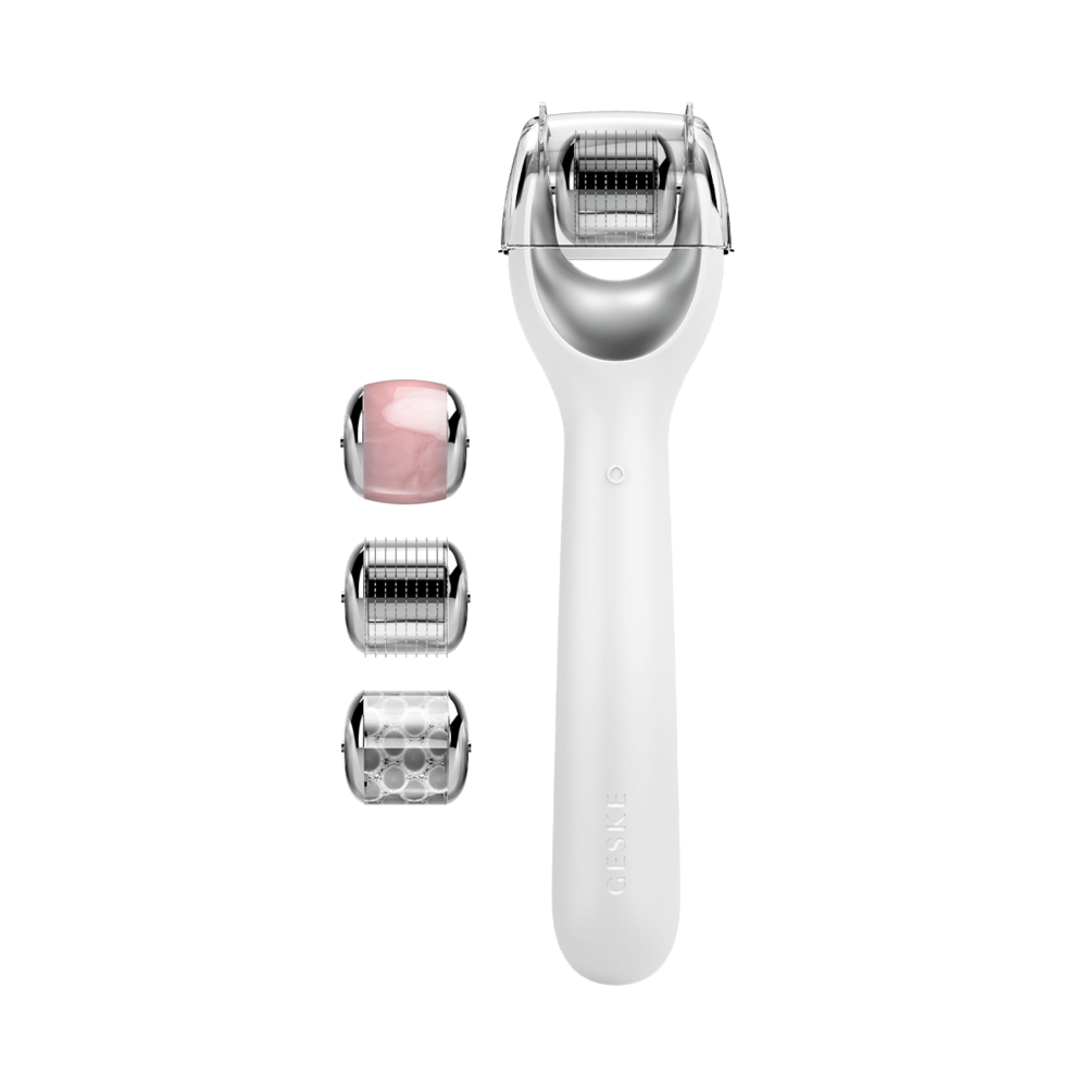 GESKE MicroNeedle Face Roller 9in1 masážní váleček s mikrojehličkami white GESKE