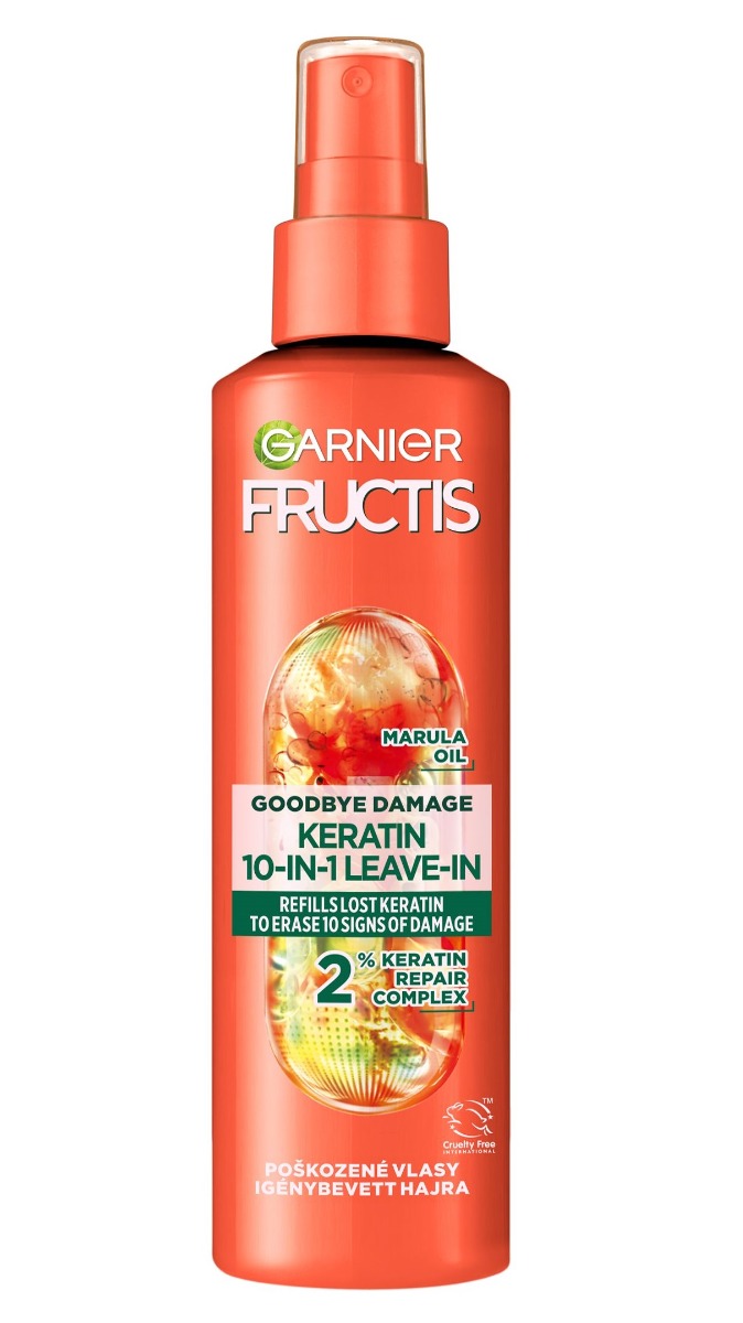 Garnier Fructis Goodbye Damage 10v1 bezoplachový sprej s keratinem 150 ml Garnier