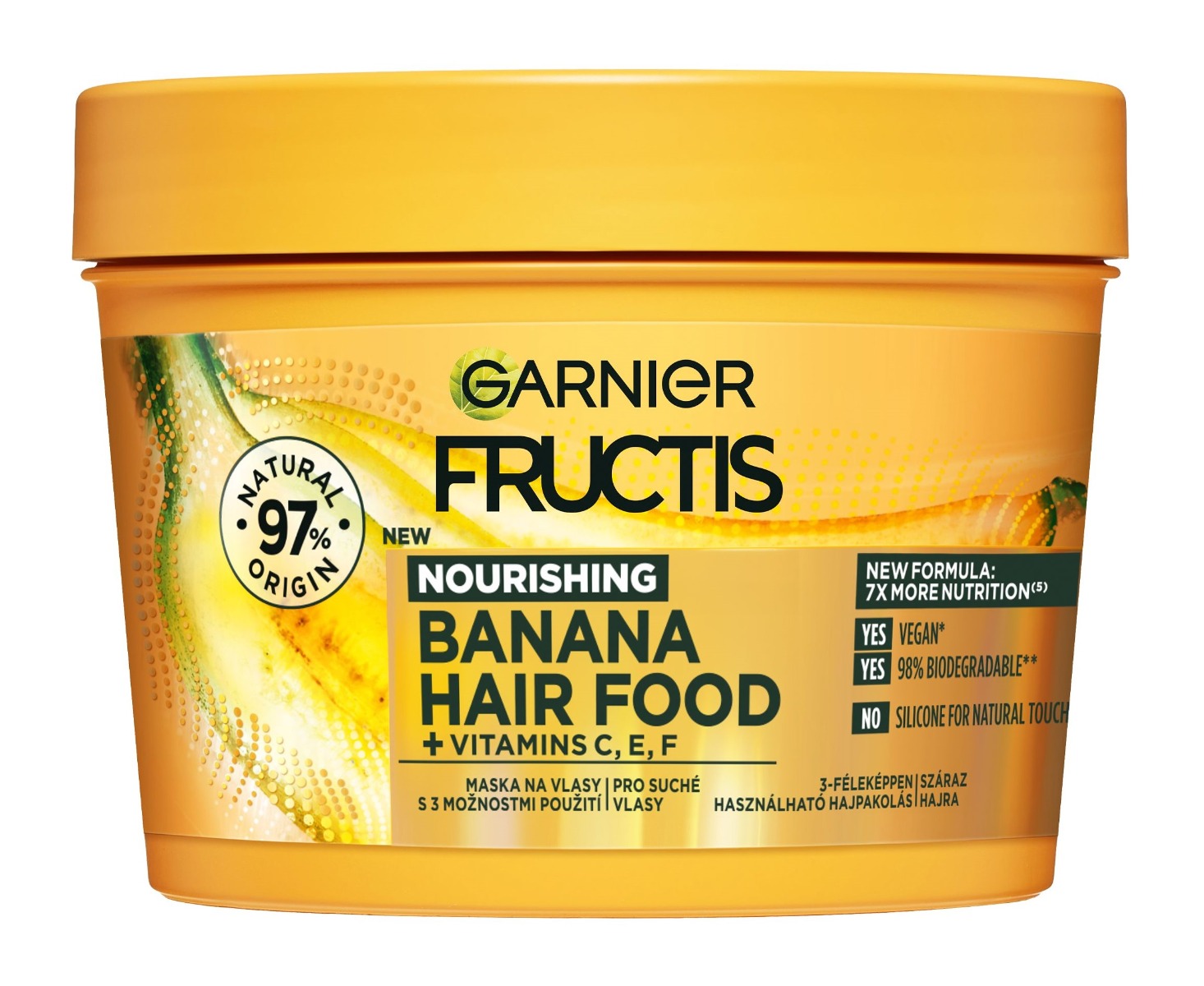 Garnier Fructis Hair Food Banana vyživující maska pro suché vlasy 400 ml Garnier