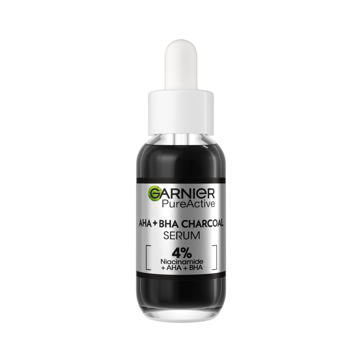 Garnier Pure Active AHA + BHA Charcoal sérum proti nedokonalostem 30 ml Garnier