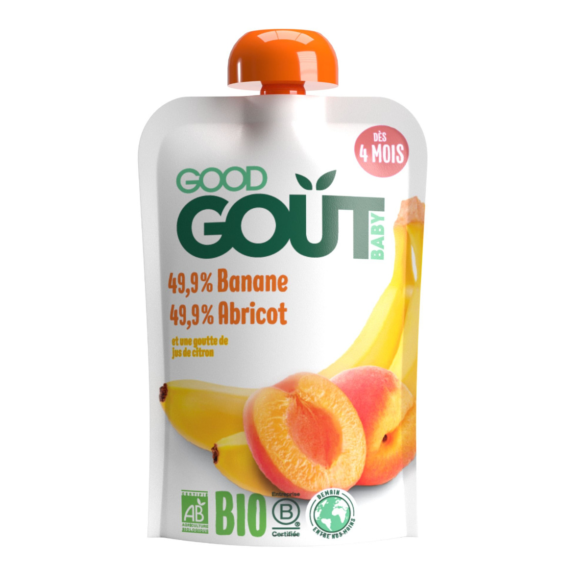 Good Gout BIO Meruňka s banánem 4m+ 120 g Good Gout