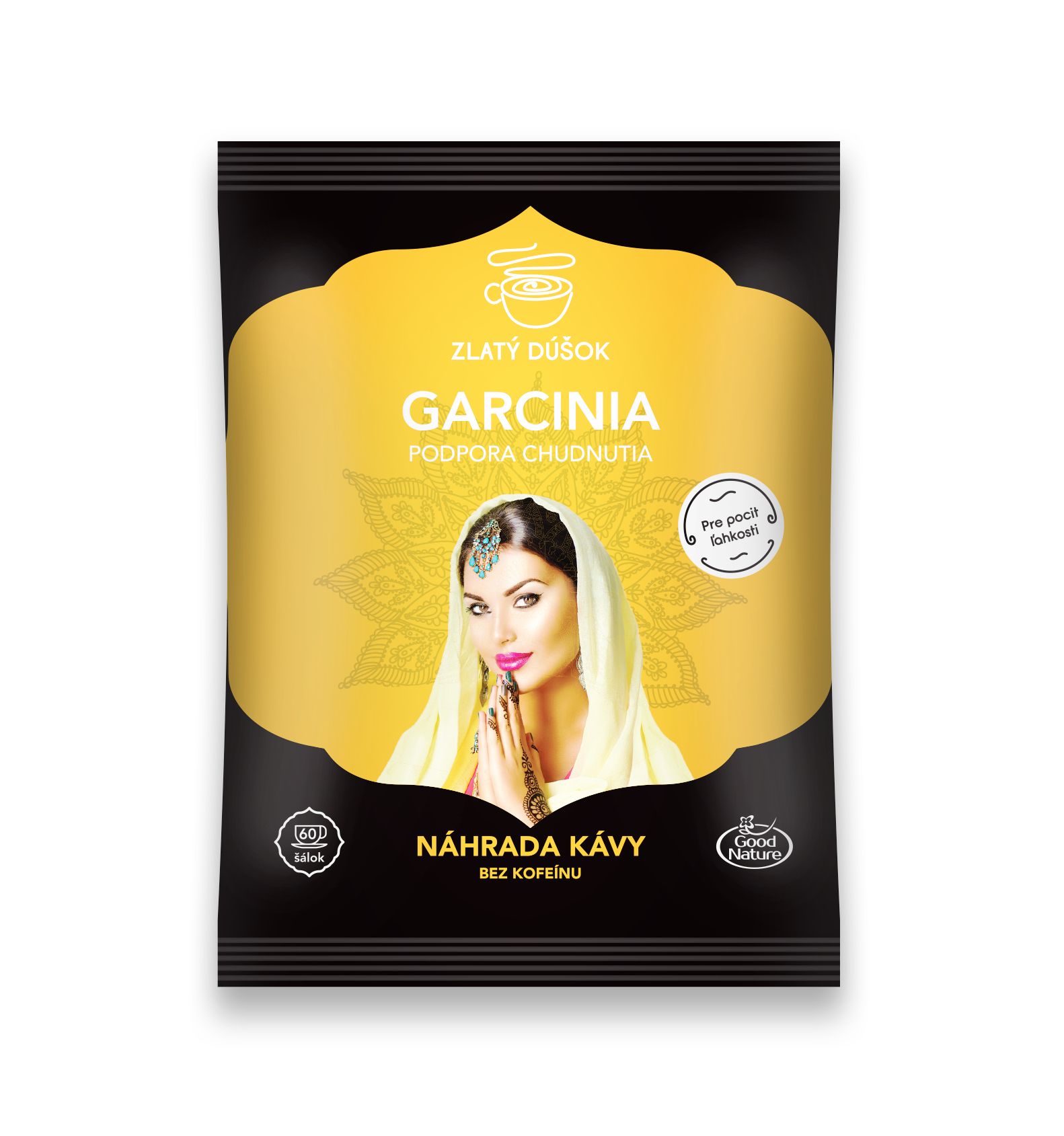 Good Nature Zlatý doušek Ajurvédská káva Garcinia 100 g Good Nature