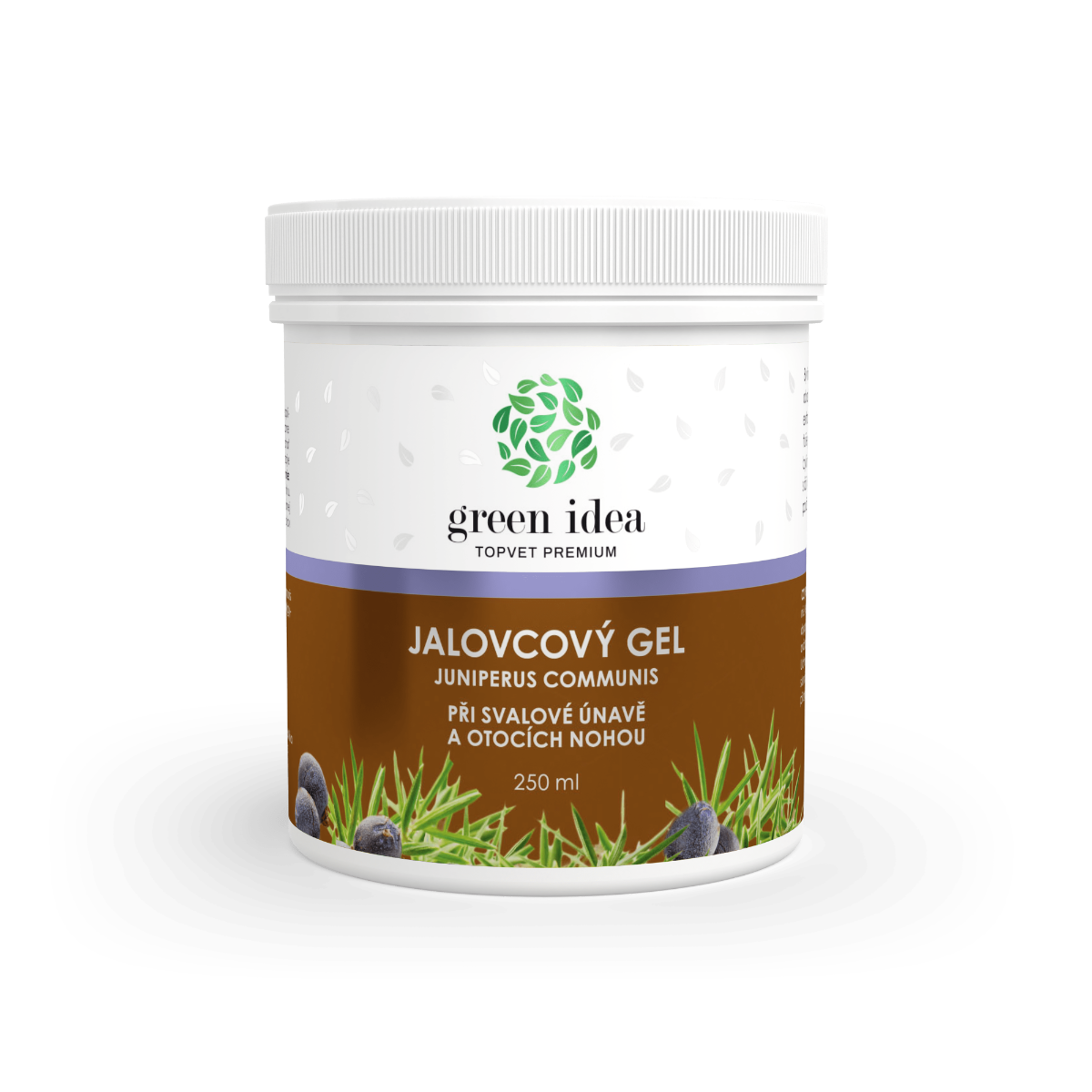 Green idea Jalovcový masážní gel 250 ml Green idea