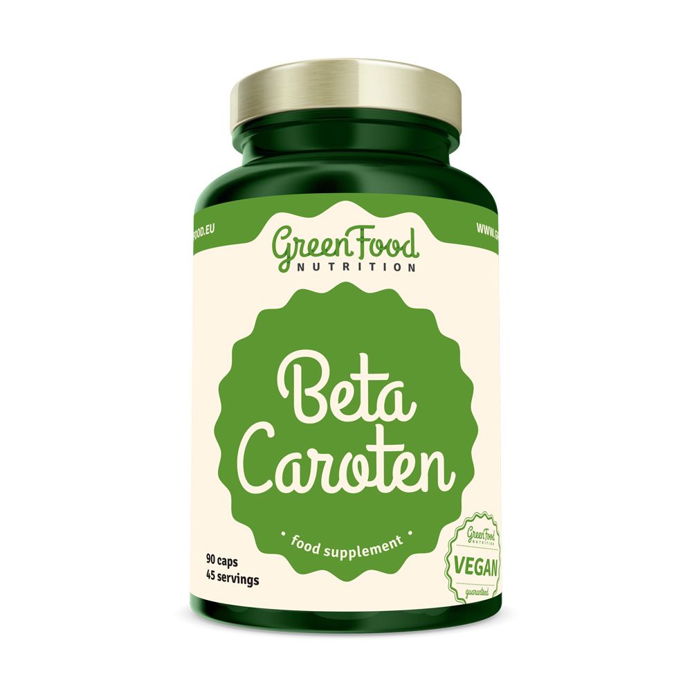 GreenFood Nutrition Beta Caroten 90 kapslí GreenFood Nutrition