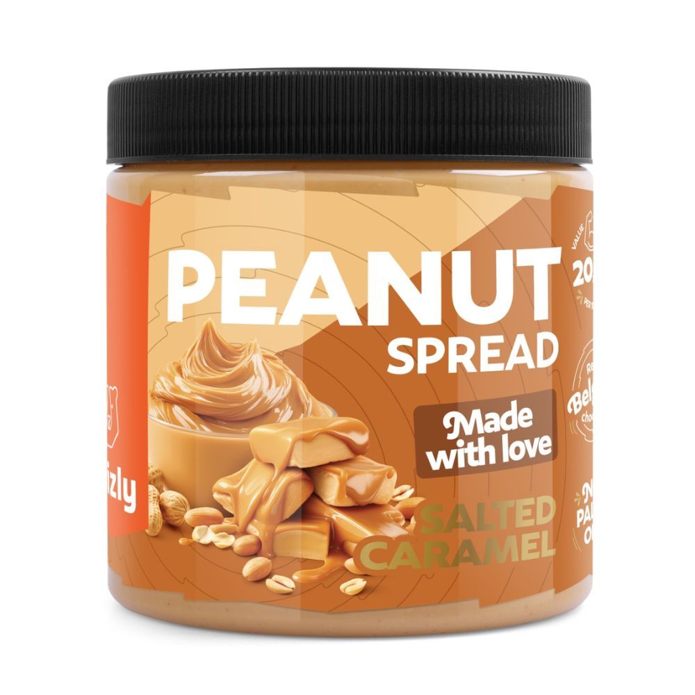 Grizly Arašídový krém slaný karamel 500 g Grizly