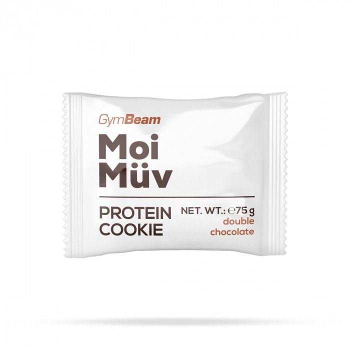 GymBeam MoiMüv Protein Cookie double chocolate 75 g GymBeam