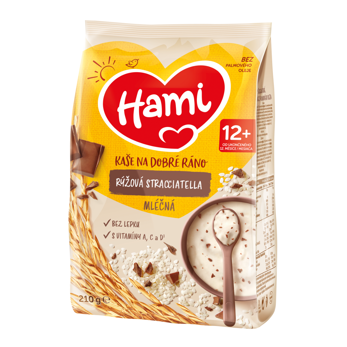 Hami Mléčná kaše na dobré ráno rýžová stracciatella 210 g Hami