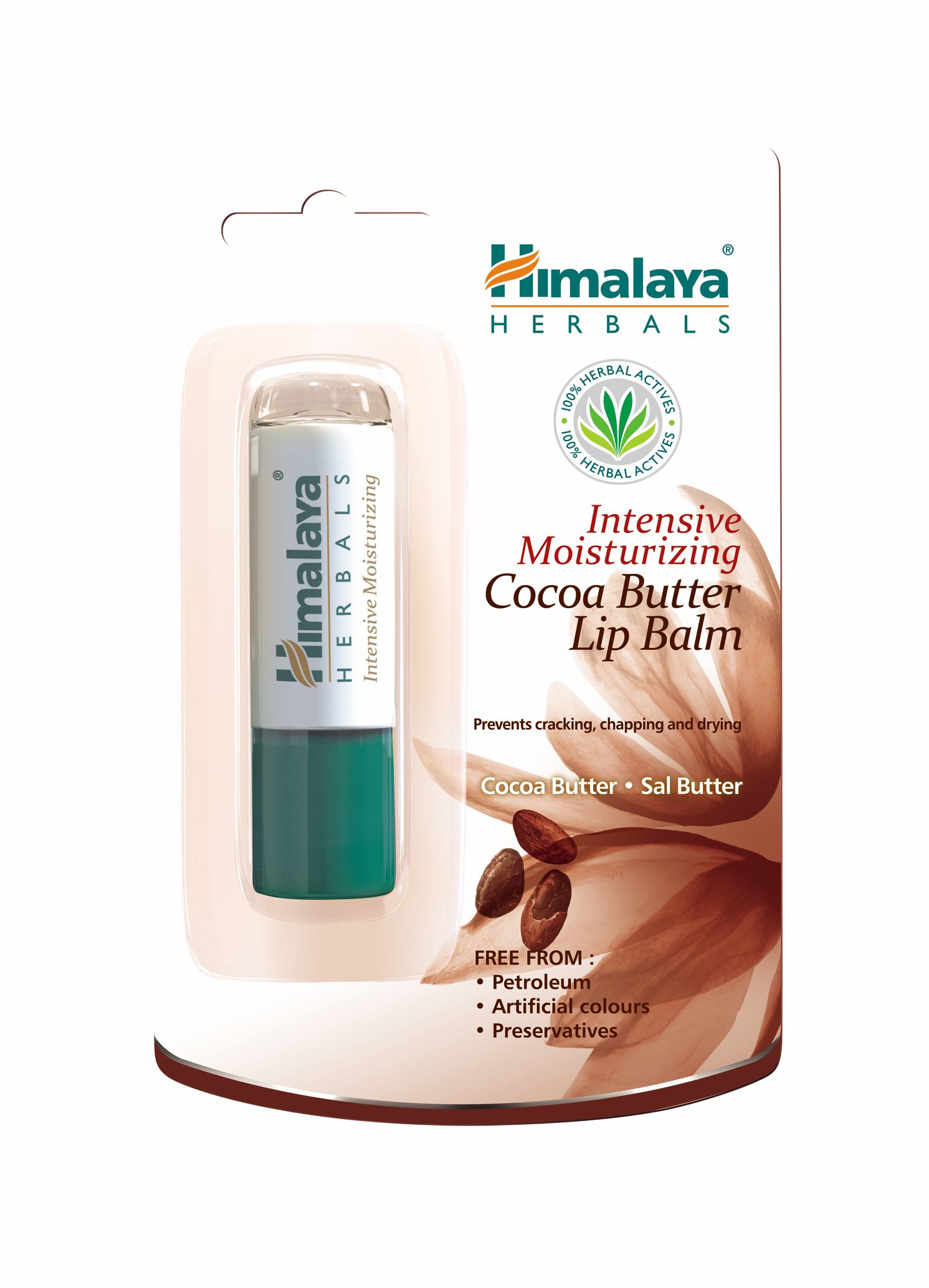 Himalaya Herbals Hydratační tyčinka na rty s kakaovým máslem 4