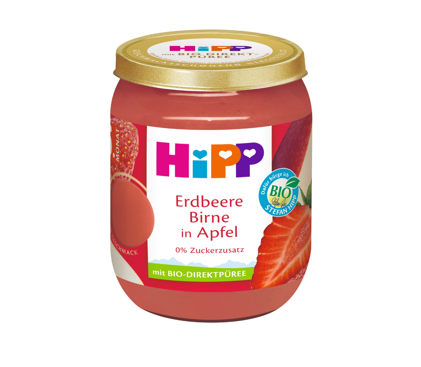Hipp Superovoce BIO Jablka s jahodami a hruškami 160 g Hipp