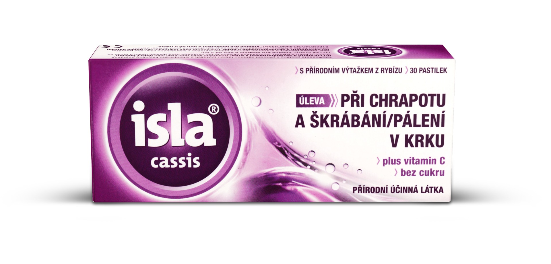 Isla Cassis bylinné pastilky 30 pastilek Isla