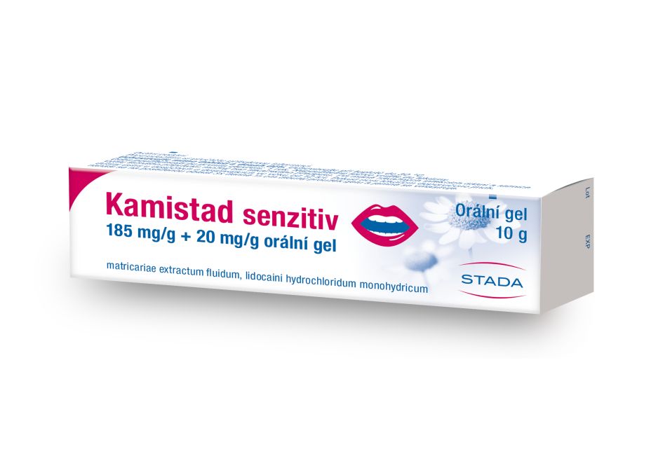Kamistad senzitiv Orální gel 10 g Kamistad