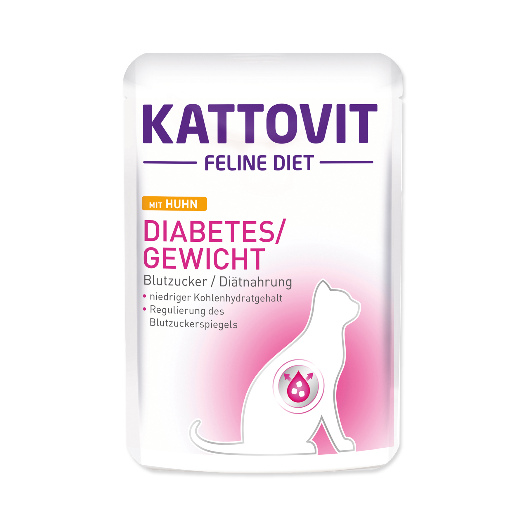 Kattovit Diabetes/Gewicht kuře kapsička 85 g Kattovit