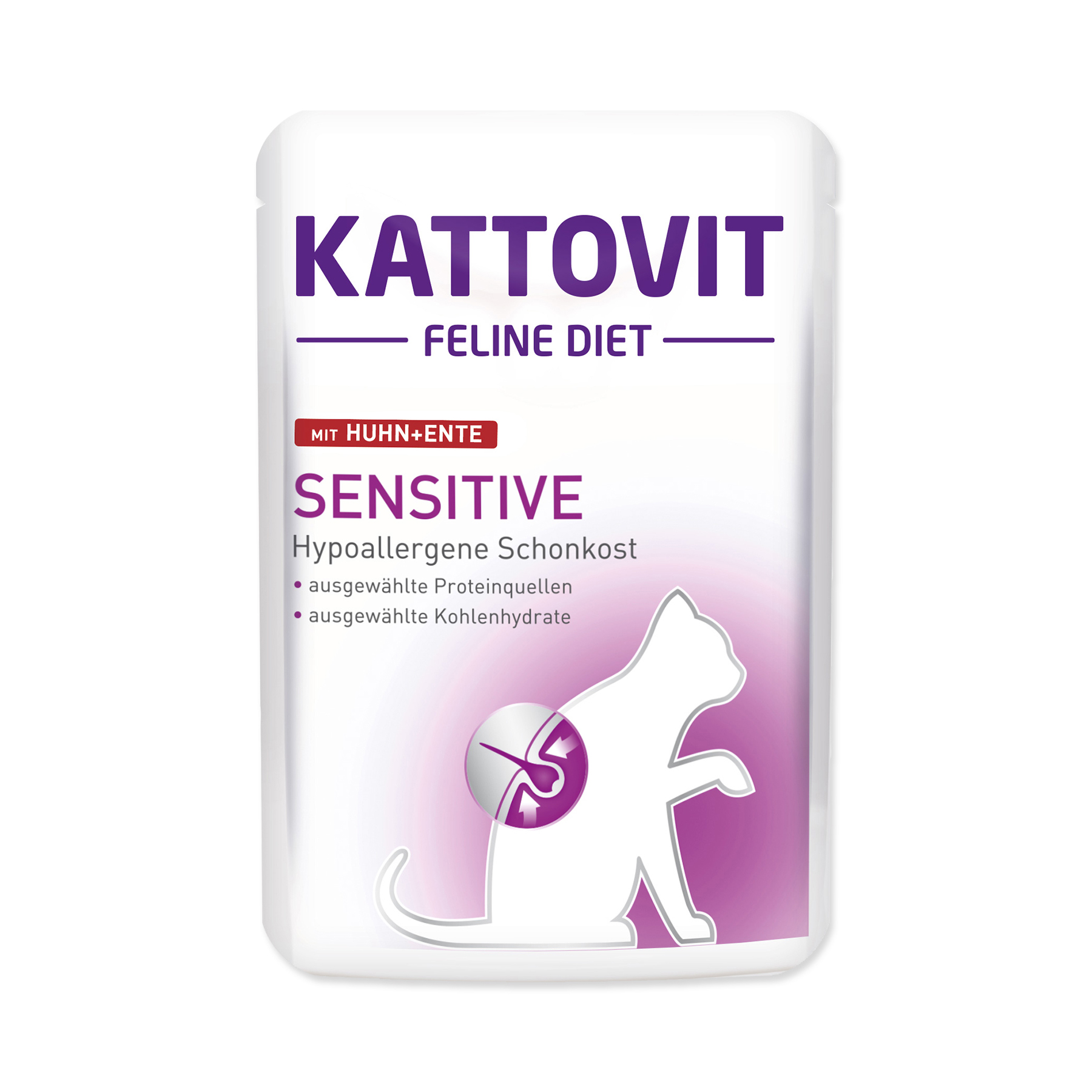Kattovit Sensitive kachna kapsička 85 g Kattovit