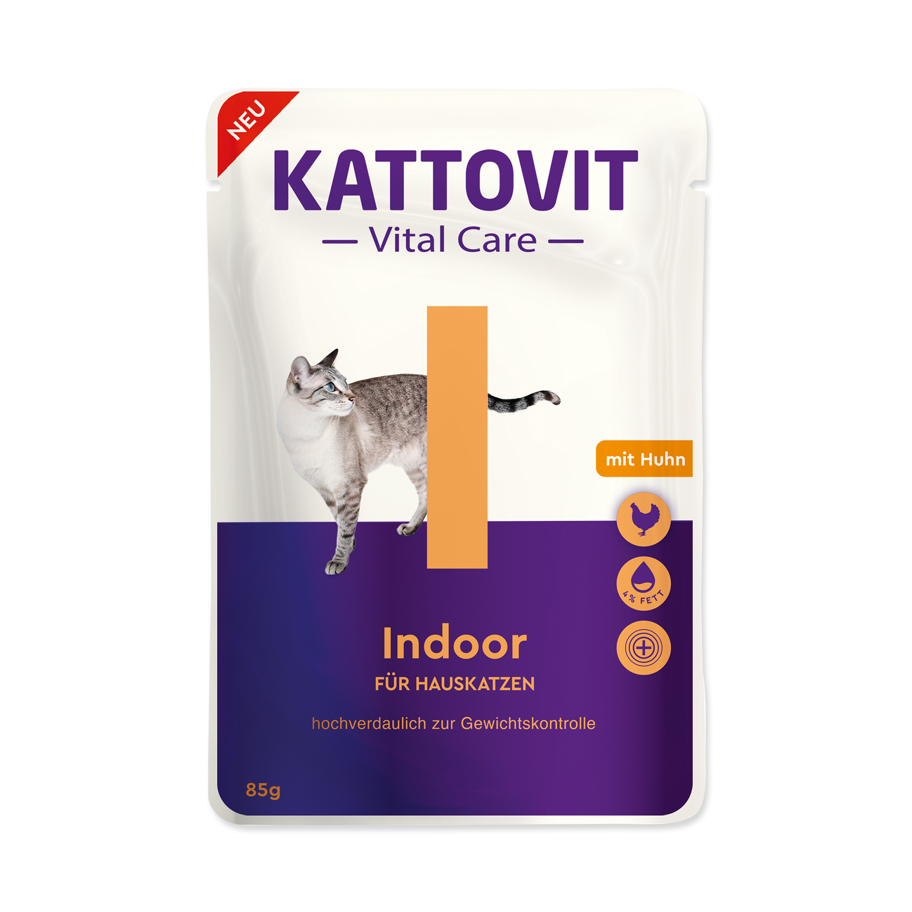 Kattovit Vital Care Indoor kuře kapsička 85 g Kattovit