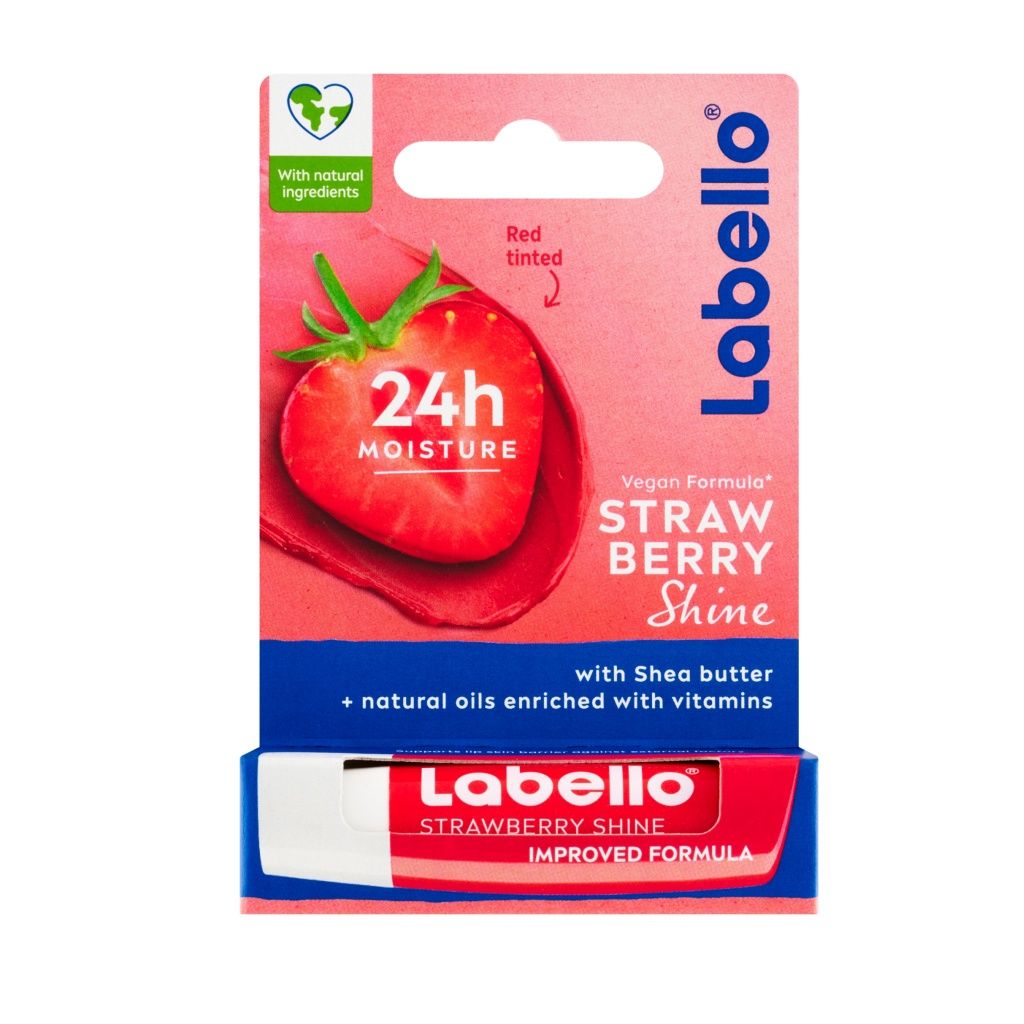 Labello Strawberry Shine balzám na rty 5