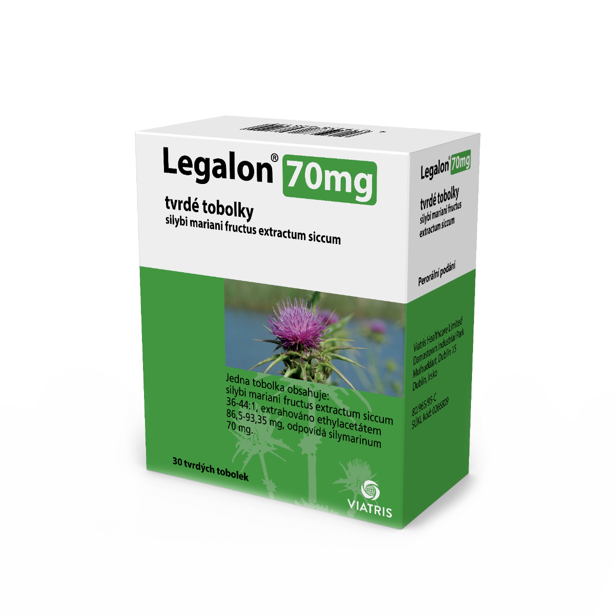 Legalon 70 mg 30 tvrdých tobolek Legalon