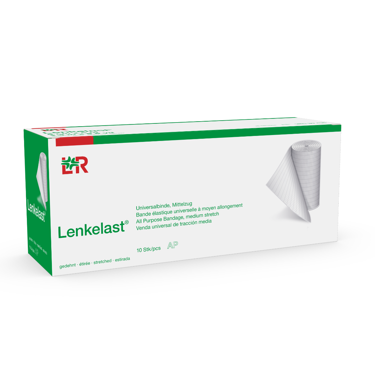 Lenkelast Elastické univerzální obinadlo 8 cm x 5 m střední tah 1 ks Lenkelast