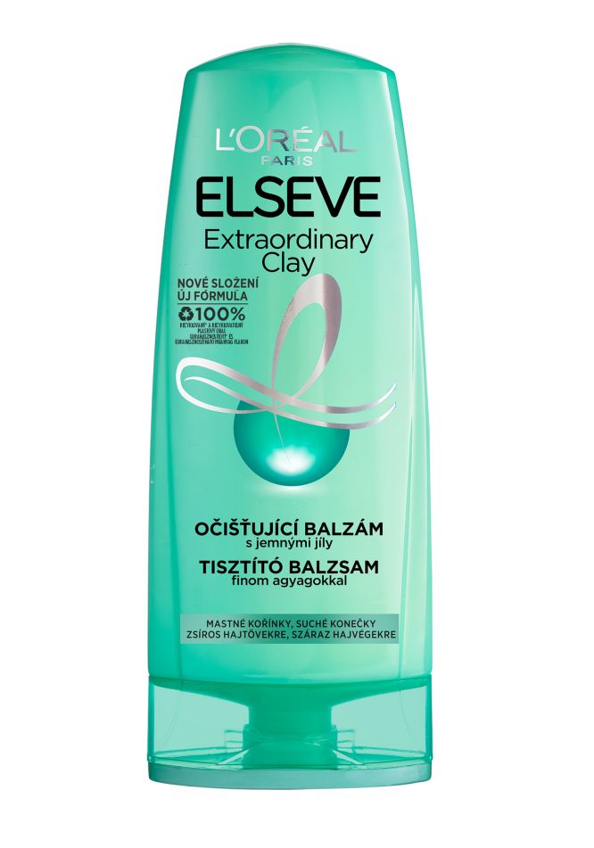 Loréal Paris Elseve Extraordinary Clay očišťující balzám pro rychle se mastící vlasy 200 ml Loréal Paris