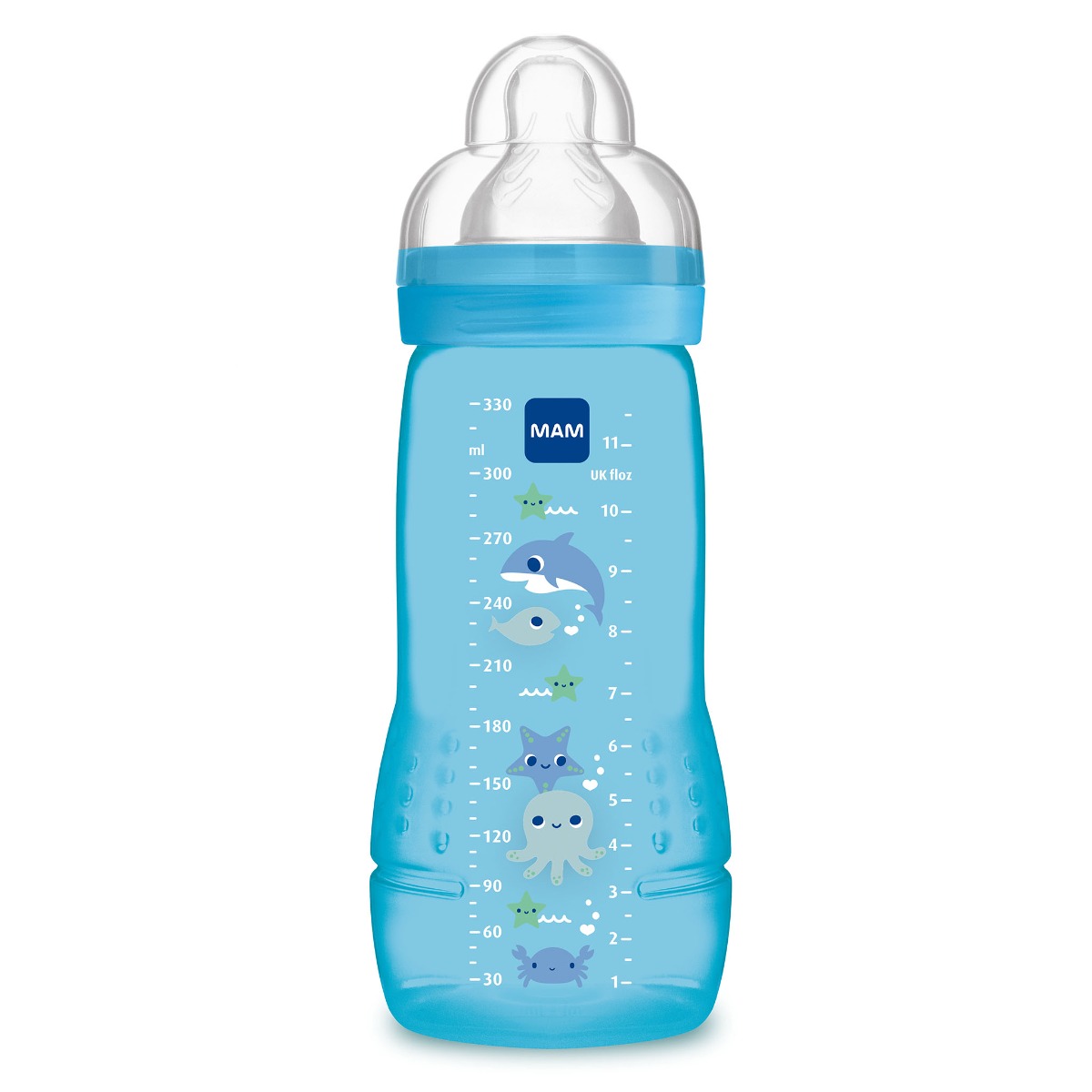 MAM Láhev Easy Active 4m+ 330 ml 1 ks modrá MAM