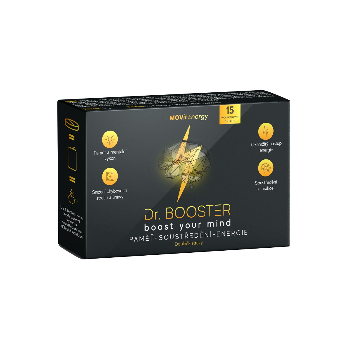 MOVit Energy Dr. Booster Paměť soustředění energie 15 tablet MOVit Energy