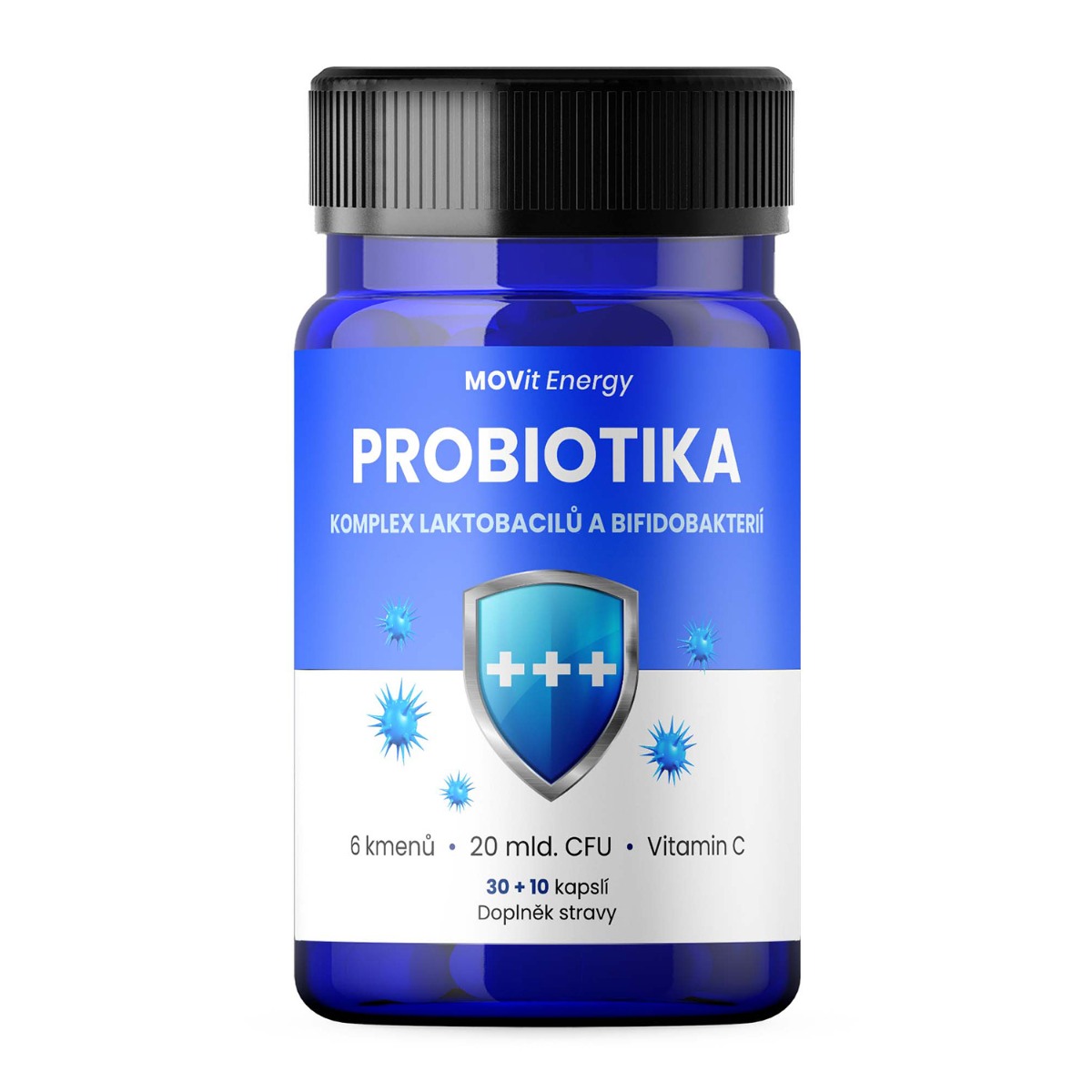 MOVit Energy Probiotika komplex laktobacilů a bifidobakterií 30+10 kapslí MOVit Energy