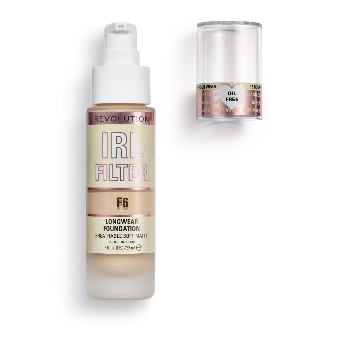 Makeup Revolution IRL Filter Longwear Foundation F6 make-up 23 ml Makeup Revolution