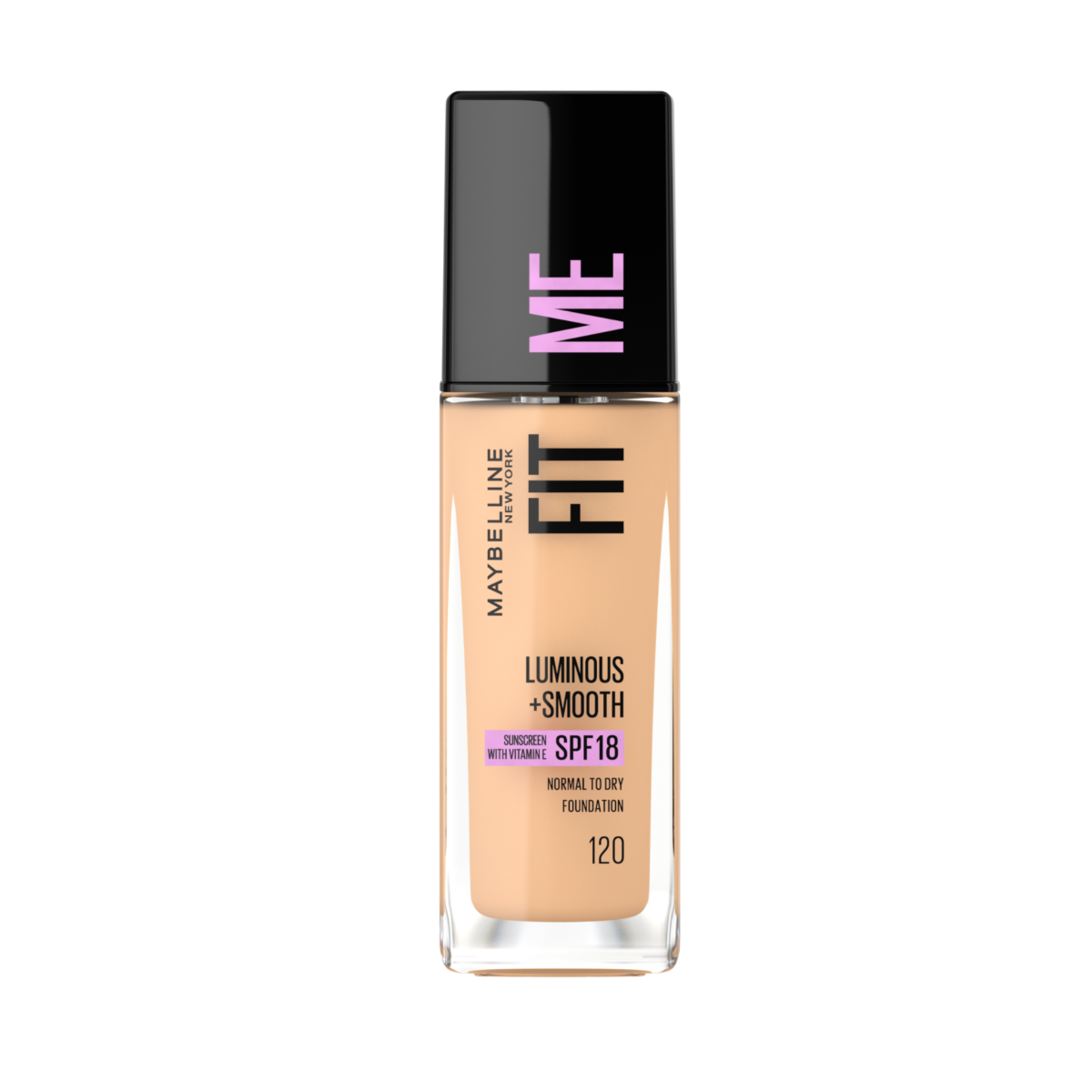Maybelline Fit me Luminous + Smooth odstín 120 Classic Ivory make-up 30 ml Maybelline