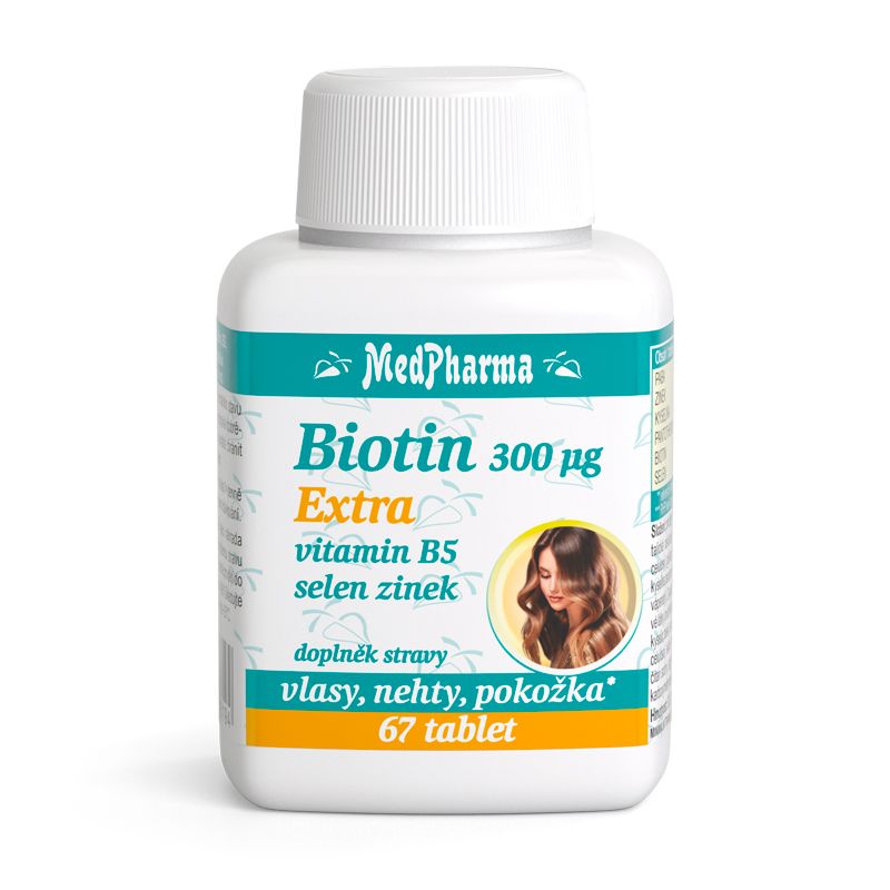 MedPharma Biotin 300 µg Extra 67 tablet MedPharma
