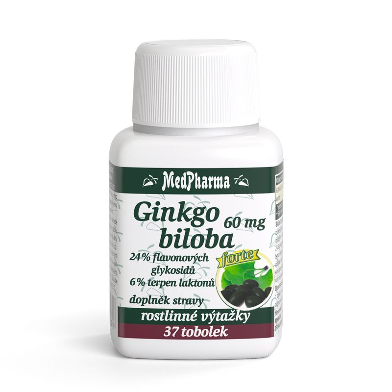 MedPharma Ginkgo biloba 60 mg Forte 37 tobolek MedPharma