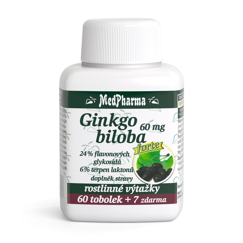 MedPharma Ginkgo biloba 60 mg Forte 67 tobolek MedPharma
